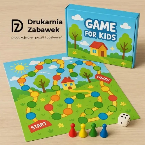 Gra planszowa A3 dla dzieci
